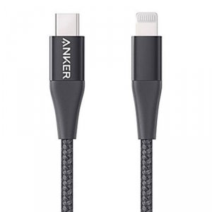 Anker Kabel PowerLine+ II USB-C - LTG 3ft czarny