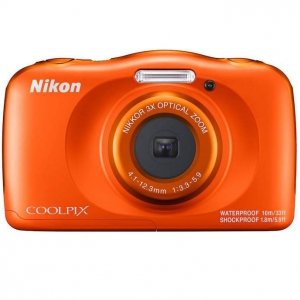 Nikon Aparat W150 pomarańczowy + plecak