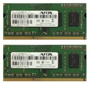 AFOX Pamięć SO-DIMM DDR3 2x8GB 1600Mhz Micron Chip LV 1,35V