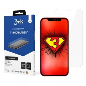 3MK Szkło Hybrydowe FlexibleGlass iPhone 12 Pro Max 6,7