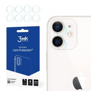 3MK Szkło hybrydowe FlexibleGlass Lens iPhone 12 na obiektyw  aparatu 4szt