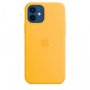 Apple Silikonowe etui z MagSafe do iPhonea 12 | 12 Pro - słoneczny