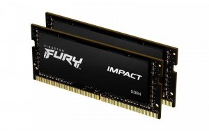 Kingston Pamięć DDR4 FURY Impact SODIMM 32GB(2*16GB)/3200 CL20 1Gx8