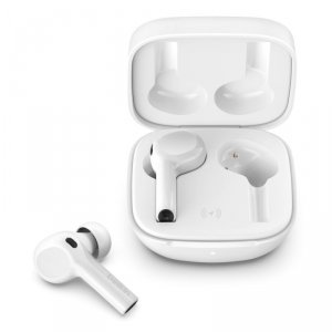 Belkin Słuchawki bezprzewodowe Soundform Freedom + etui ładujące białe