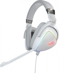 Asus Słuchawki ROG Delta White Edition USB-C/PC/PS5