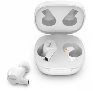 Belkin Słuchawki douszne bezprzewodowe białe Soundform Rise