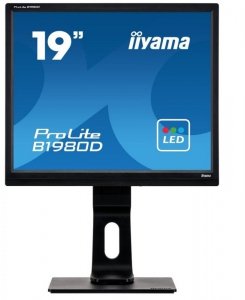 IIYAMA Monitor 19 cali B1980D-B1 DVI/VGA/5:4/PIVOT/HAS/ACR/VESA