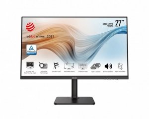 MSI Monitor 27 cali Modern MD271QP FLAT/LED/WQHD/NonTouch/75Hz/czarny