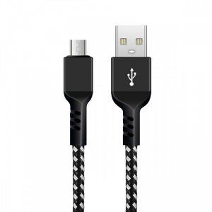 Maclean Kabel micro USB fast charge 2.4A 2m MCE483 Czarny