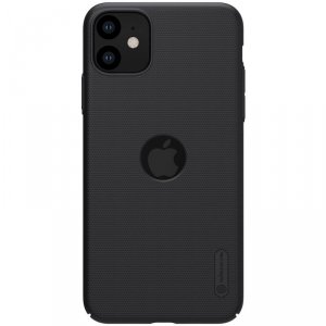 Nillkin Etui Super Frosted Shield Apple iPhone 11 (Z wycięciem  na logo) Czarne