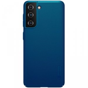 Nillkin Etui Super Frosted Shield Samsung Galaxy S21 Niebieskie