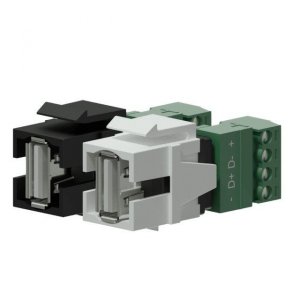 PROCAB Adapter Keystone USB 2. 0 A-4 Torowa kostka elektryczna - VCK625/W