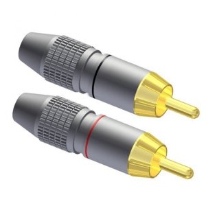 PROCAB Złącze kablowe RCA/Cinch Męskie - Para - VC209