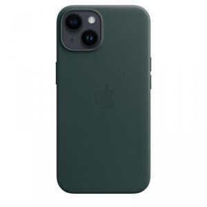 Apple Etui skórzane z MagSafe do iPhone 14 - leśna zieleń