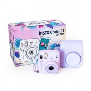 Fujifilm Zestaw Instax mini 11 (aparat, pokrowiec) fioletowy