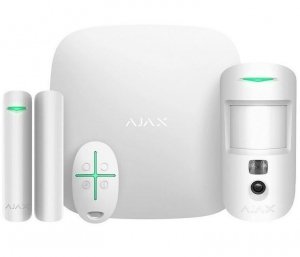AJAX Zestaw alarmowy StarterKit Cam Biały
