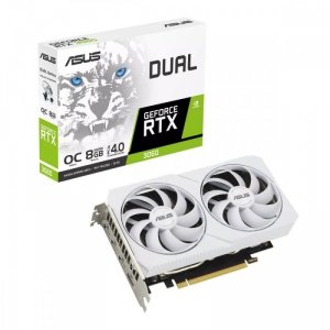 Asus Karta graficzna GeForce RTX 3060 Dual OC 8GB GDDR6 128bit 3DP biała