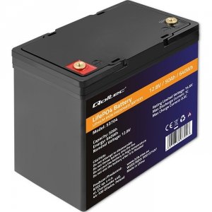 Qoltec Akumulator LiFePO4 Litowo-Żelazowo-Fosforanowy | 12.8V | 50Ah |  640Wh | BMS