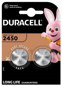 Duracell Baterie 3V CR2450 2 sztuki