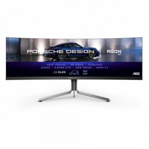AOC Monitor PD49 49 cali Curved OLED 240Hz HDMIx2 DP HAS