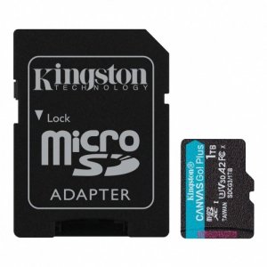 Kingston Karta microSD 1TB Canvas Go Plus 170/90MB/s Adapter