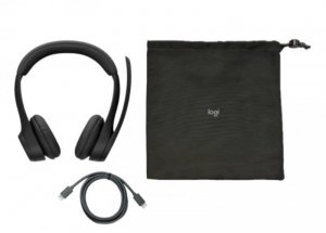 Logitech Słuchawki Zone 305 Teams Midnight Black 981-001451