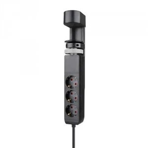 Neomounts Listwa biurkowa DS22-840BL6 230/USB/USB-C czarna