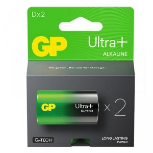 GP Battery Bateria alkaliczna LR20/D GP ULTRA+ 2 szt. (G-TECH)
