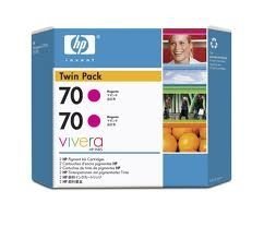 Atrament HP No 70 Ink Cart/Magenta 2pk 130ml each