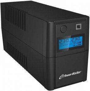 PowerWalker VI 850 SHL IEC UPS 850VA/480W Line-Interactive UPS with 4x  IEC C13 Outlet