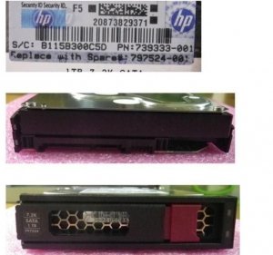 Hewlett Packard Enterprise DRV HD 1TB 6G 7.2K 3.5 SATA LP **Refurbished**