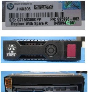 Hewlett Packard Enterprise DRV HD 3TB 6G 7.2K 3.5 SATA