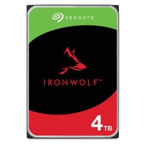 Seagate NAS HDD 4TB IronWolf 5400rpm  6Gb/s SATA 256MB cache  3.5inch 24x7 CMR for NAS and RAID rackmount systems BLK