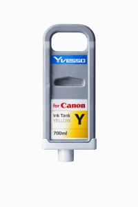 Tusz zamiennik Yvesso do Canon PFI-706Y (PFI706Y) Yellow 700ml do iPF8300 / iPF8300S / iPF8400 / iPF8400S / iPF9400 
