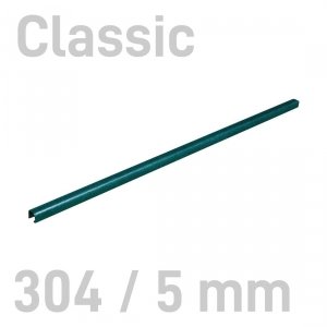 Grzbiety kanałowe MetalBind- O.CHANNEL Classic Zielony - 304/5 mm - 10 sztuk