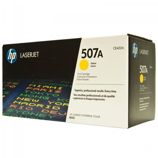 Toner HP 507A Yellow LaserJet (CE402A)