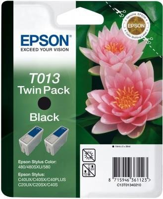 Wkład czarny do Epson Stylus Color 480/580/C20SX/C40UX dwupak T013