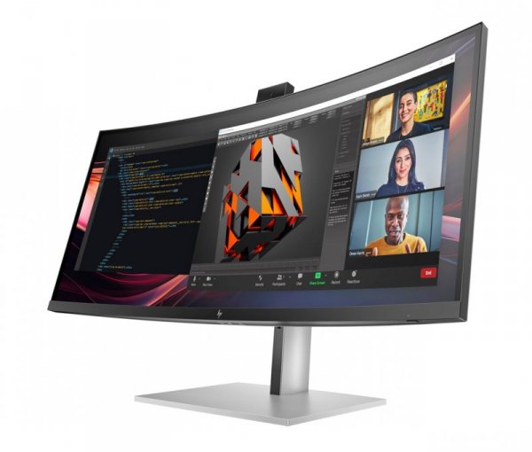 Monitor HP LED 34” S7 Pro 734pm (8K157UT) Curved IPS 120Hz WQHD Kamera RJ-45 ThunderBolt 4