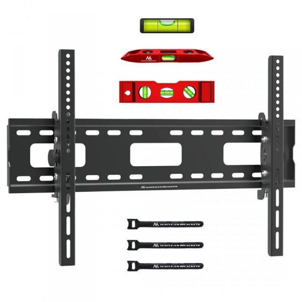MACLEAN UCHWYT DO TV MAX VESA 600X400, 32-90&quot;, 80KG, REG. ODCHYLENIA +15°~-15° MC-421