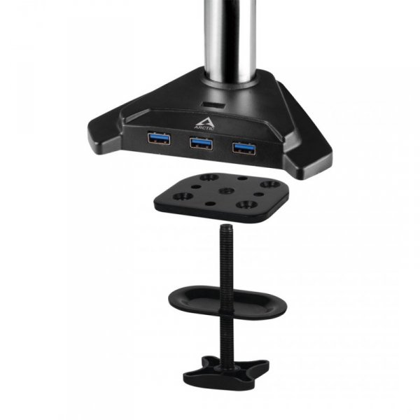 ARCTIC Z2-3D Gen 3 uchwyt / stojak do monitorów 86,4 cm (34&quot;) Biurko Czarny