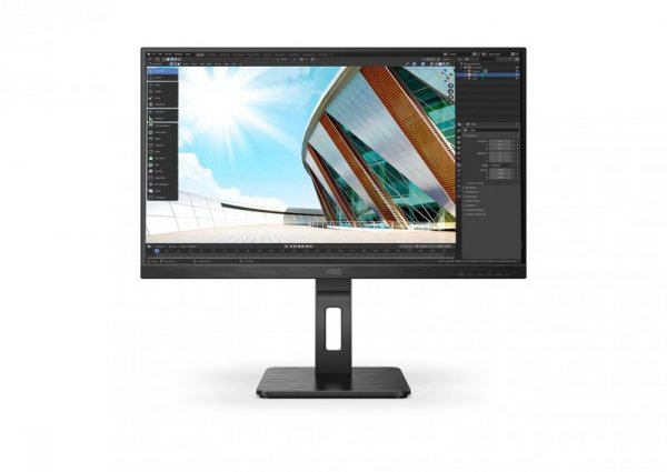 AOC Q27P2Q LED display 68,6 cm (27&quot;) 2560 x 1440 px Quad HD Czarny