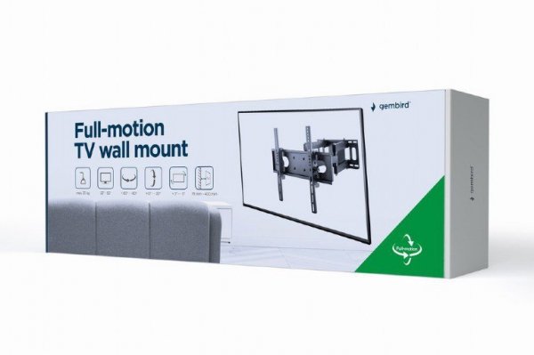 Gembird WM-55ST-04 uchwyt do telewizorów 139,7 cm (55&quot;) Czarny