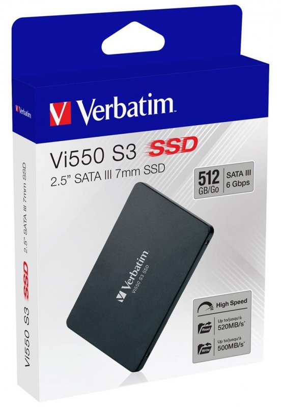 Dysk SSD Verbatim VI550 S3 49352 (512 GB ; 2.5&quot;; SATA III)