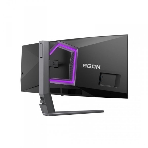 AOC AGON PRO AG346UCD monitor komputerowy 86,4 cm (34&quot;) 3440 x 1440 px Wide Quad HD QD-OLED Czarny, Szary