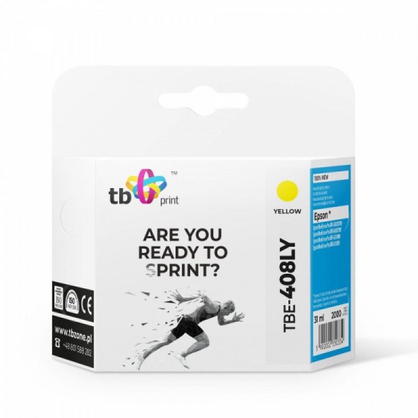TB Print Tusz do Epson T09K4 TBE-408LY 100% nowy żółty
