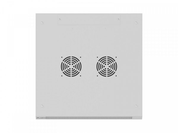 Lanberg Szafa instalacyjna rack wisząca 12U 600x600 szara drzwi perforowane (flat pack)