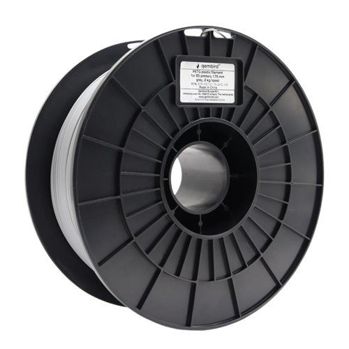 Gembird Filament PETG, 1,75 mm, 2 kg, szary