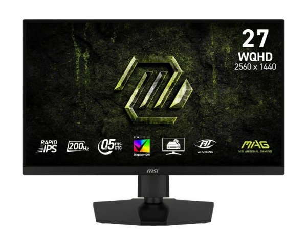 MSI Monitor MAG 274QPF E20 27 cali/LED/WQHD/FLAT/200Hz/Czarny