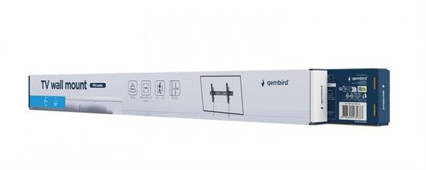 Gembird Uchwyt ścienny do telewizora, seria PRO (regulowany), 43 cale-95 cali, do 60kg, czarny