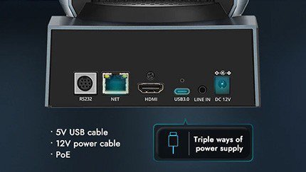 ROCWARE Kamera RC821U USB-HDMI / 12 x ZOOM OPTYCZNY